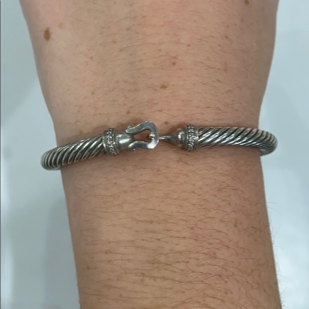 David Yurman Cable Buckle Bracelet with Diamonds